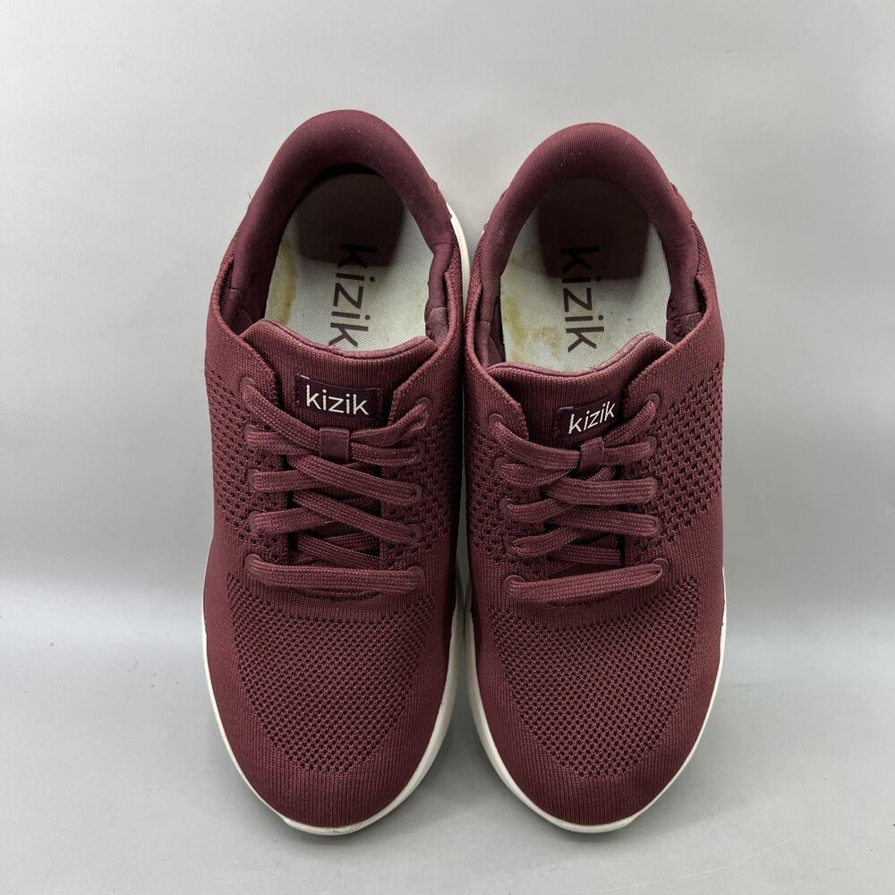 Kizik Lima Shoes Women Size 8.5 4E X-Wide Red Mesh Comfort Athletic Sneakers - Picture 5 of 8